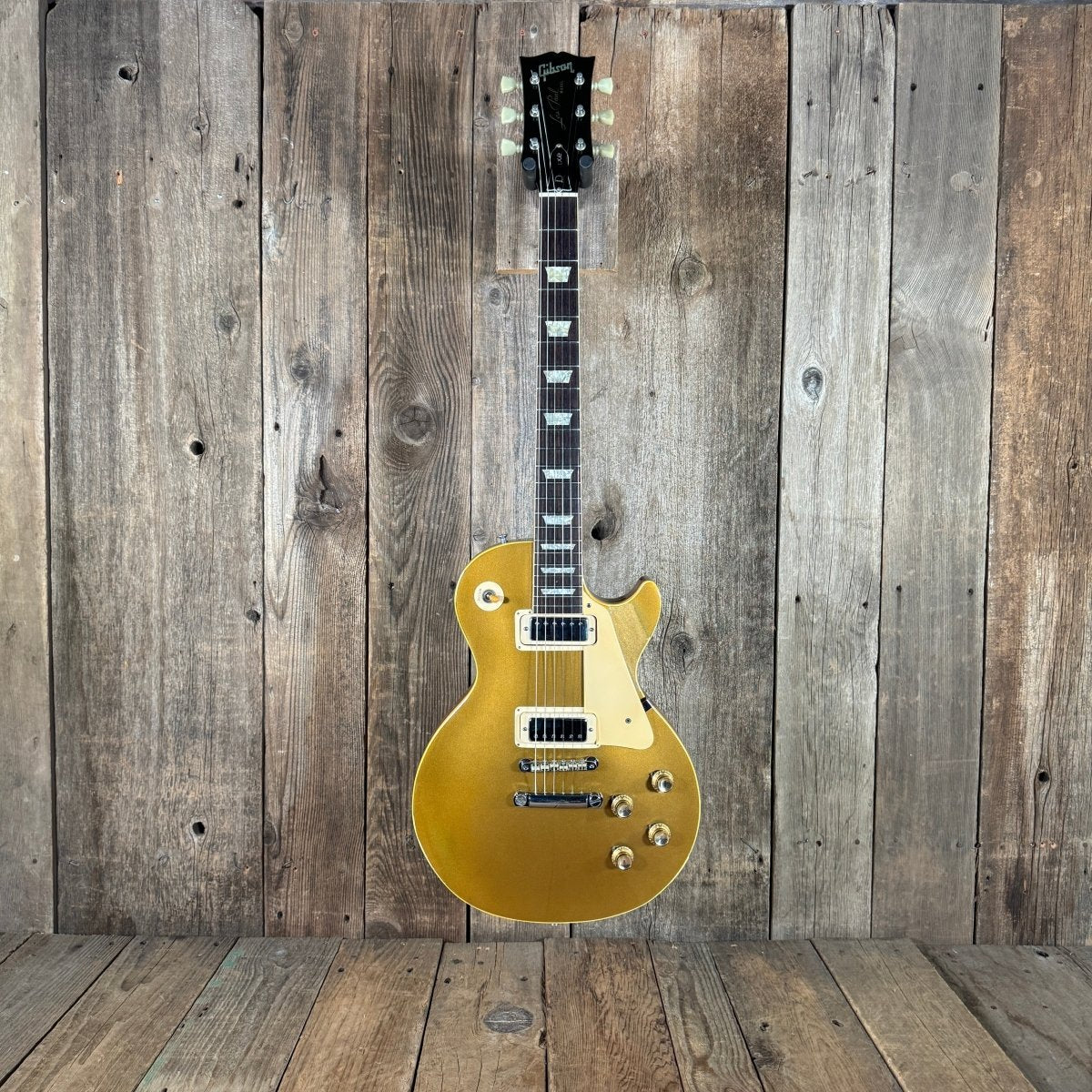 Gibson 1971 Les Paul Deluxe Goldtop Vintage Electric Guitar With Original Case - Mahar's Vintage Guitars