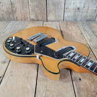 Gibson 1973 Les Paul Recording Natural Headstock Repair - Mahar's Vintage Guitars