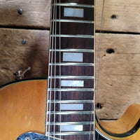 Gibson 1973 Les Paul Recording Natural Headstock Repair - Mahar's Vintage Guitars