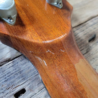 Gibson 1973 Les Paul Recording Natural Headstock Repair - Mahar's Vintage Guitars