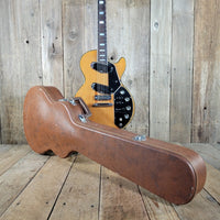Gibson 1973 Les Paul Recording Natural Headstock Repair - Mahar's Vintage Guitars