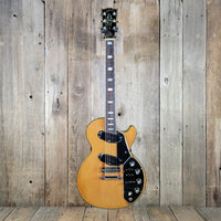 Gibson 1973 Les Paul Recording Natural Headstock Repair - Mahar's Vintage Guitars