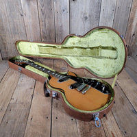 Gibson 1973 Les Paul Recording Natural Headstock Repair - Mahar's Vintage Guitars