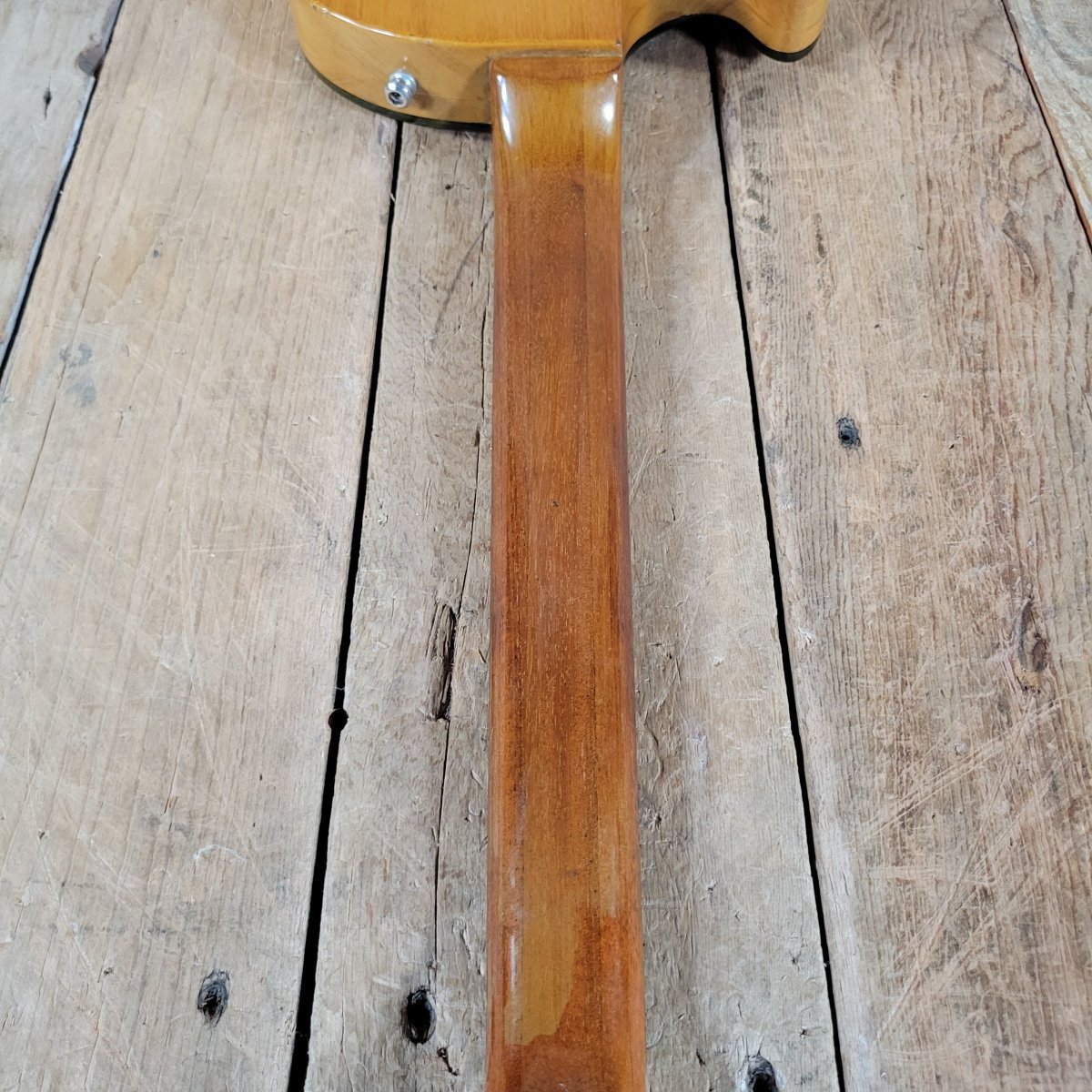 Gibson 1973 Les Paul Recording Natural Headstock Repair - Mahar's Vintage Guitars