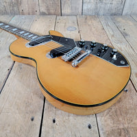 Gibson 1973 Les Paul Recording Natural Headstock Repair - Mahar's Vintage Guitars