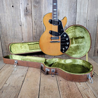 Gibson 1973 Les Paul Recording Natural Headstock Repair - Mahar's Vintage Guitars
