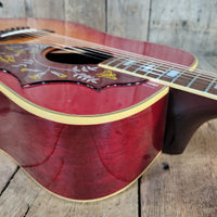 Gibson 1975 Hummingbird Custom Cherry Sunburst Very Good - Mahar's Vintage Guitars
