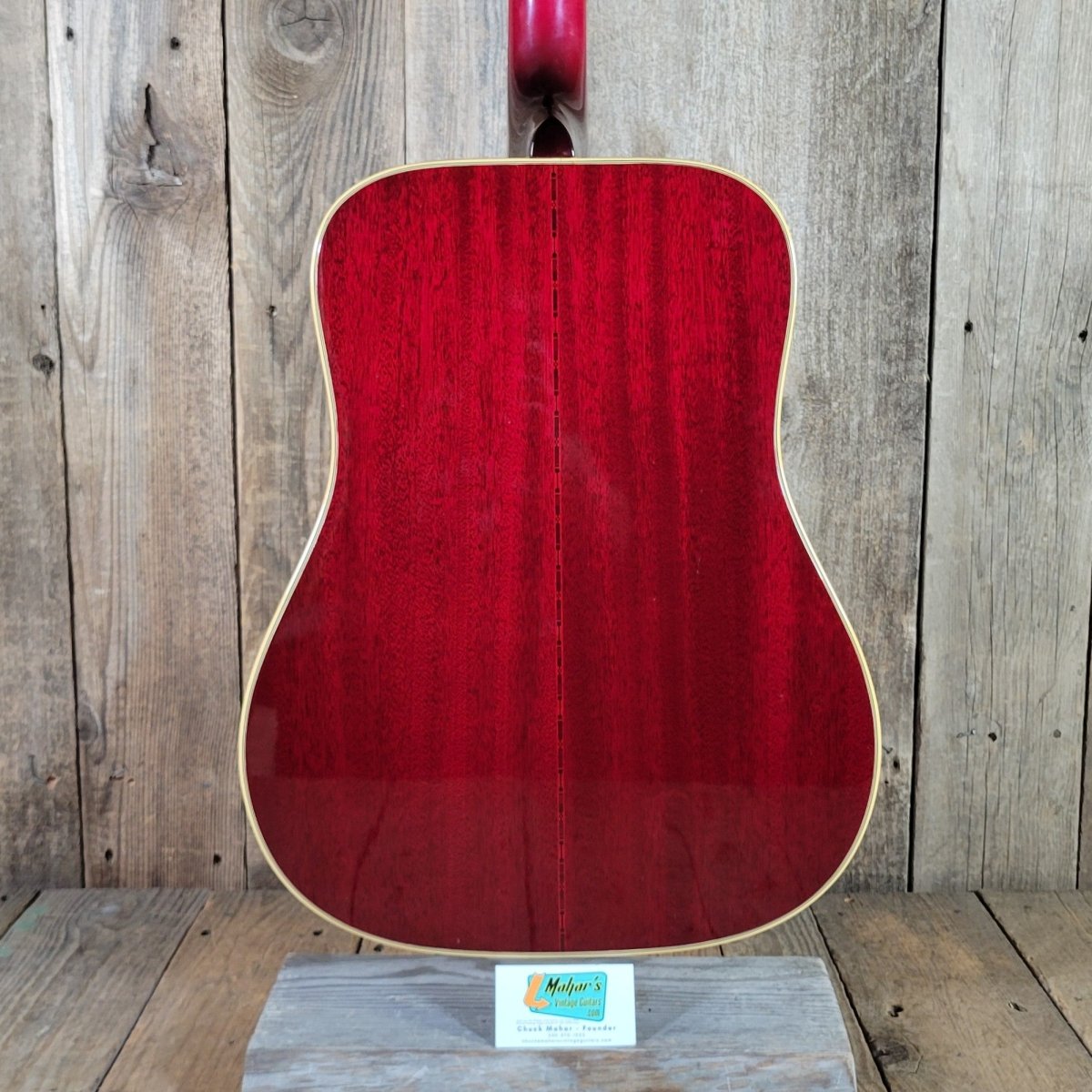 Gibson 1975 Hummingbird Custom Cherry Sunburst Very Good - Mahar's Vintage Guitars