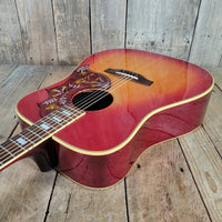 Gibson 1975 Hummingbird Custom Cherry Sunburst Very Good - Mahar's Vintage Guitars