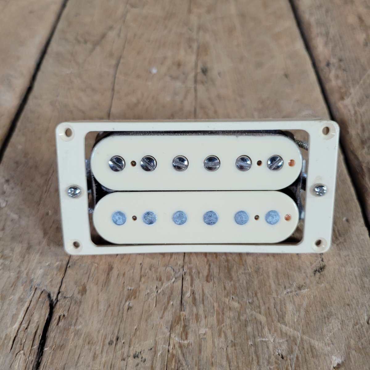 Gibson 1980s Shaw PAF Humbucker Bridge Double Cream NOS - Mahar's Vintage Guitars