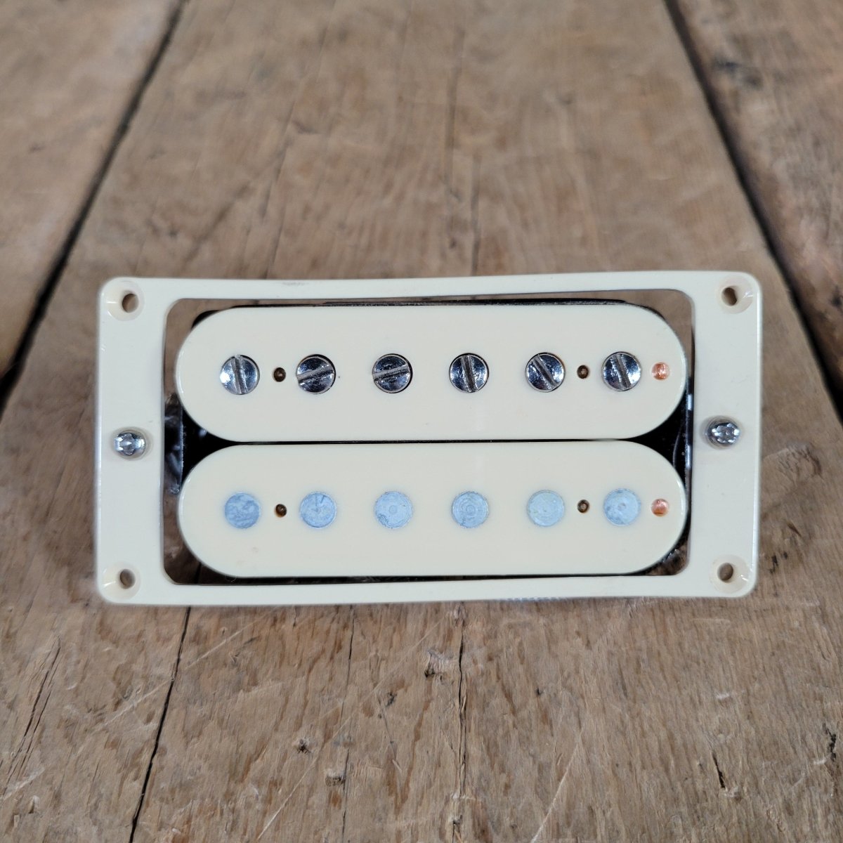 Gibson 1980s Shaw PAF Humbucker Bridge Double Cream NOS - Mahar's Vintage Guitars