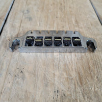 Gibson 1980s Top - Adjust Bridge Tailpiece 6 - String Chrome NOS - Mahar's Vintage Guitars