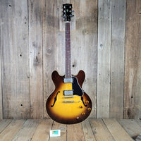 Gibson 1981 ES-335 Dot Neck Reissue Sunburst W/ Original Case, Very Good - Mahar's Vintage Guitars