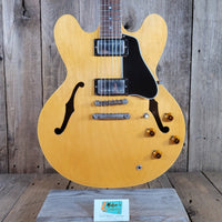 Gibson 1982 ES-335 Dot Reissue Blonde Mint - Mahar's Vintage Guitars