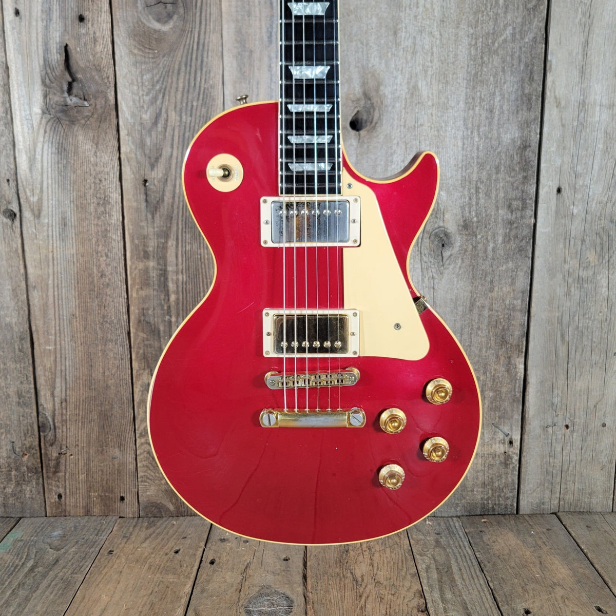 Gibson 1982 Les Paul Standard Limited Edition – Candy Apple Metallic Red with Shaw Bucker Pickups - Mahar's Vintage Guitars