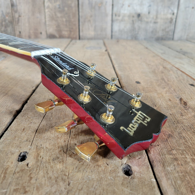 Gibson 1982 Les Paul Standard Limited Edition – Candy Apple Metallic Red with Shaw Bucker Pickups - Mahar's Vintage Guitars
