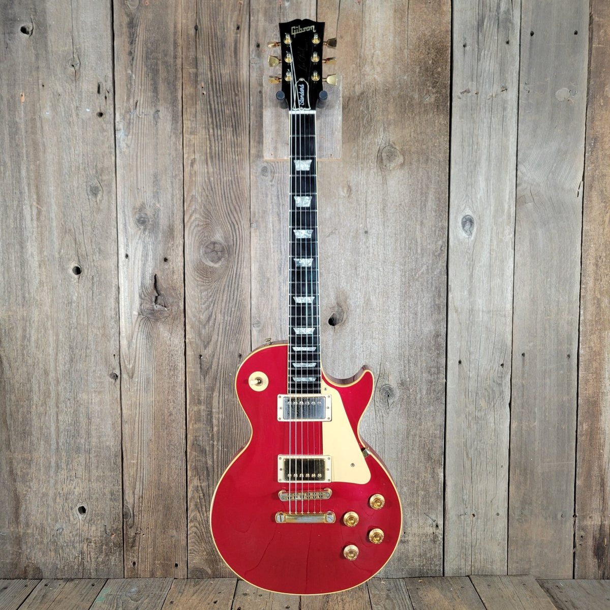 Gibson 1982 Les Paul Standard Limited Edition – Candy Apple Metallic Red with Shaw Bucker Pickups - Mahar's Vintage Guitars