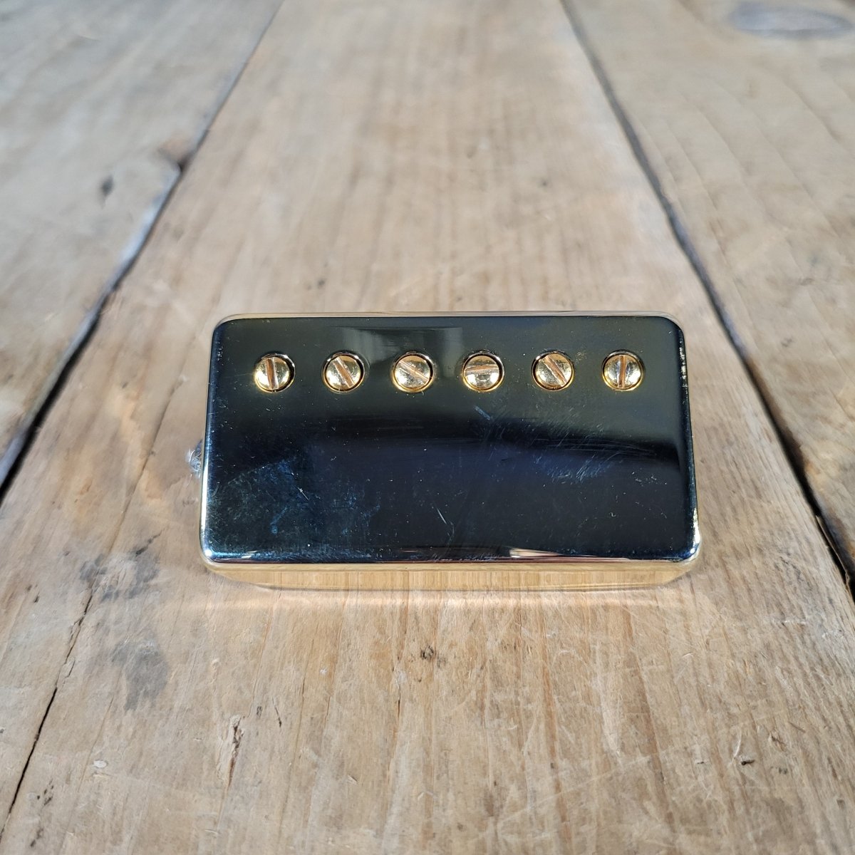 Gibson 1982 Shaw NOS Patent Number Humbucker - Gold - Mahar's Vintage Guitars