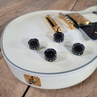 Gibson 1989 Les Paul Custom Alpine White w/ Original Case Near Mint - Mahar's Vintage Guitars