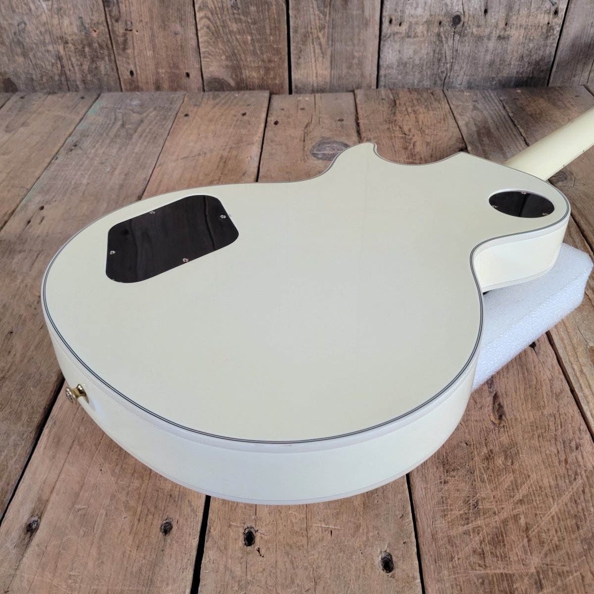 Gibson 1989 Les Paul Custom Alpine White w/ Original Case Near Mint - Mahar's Vintage Guitars