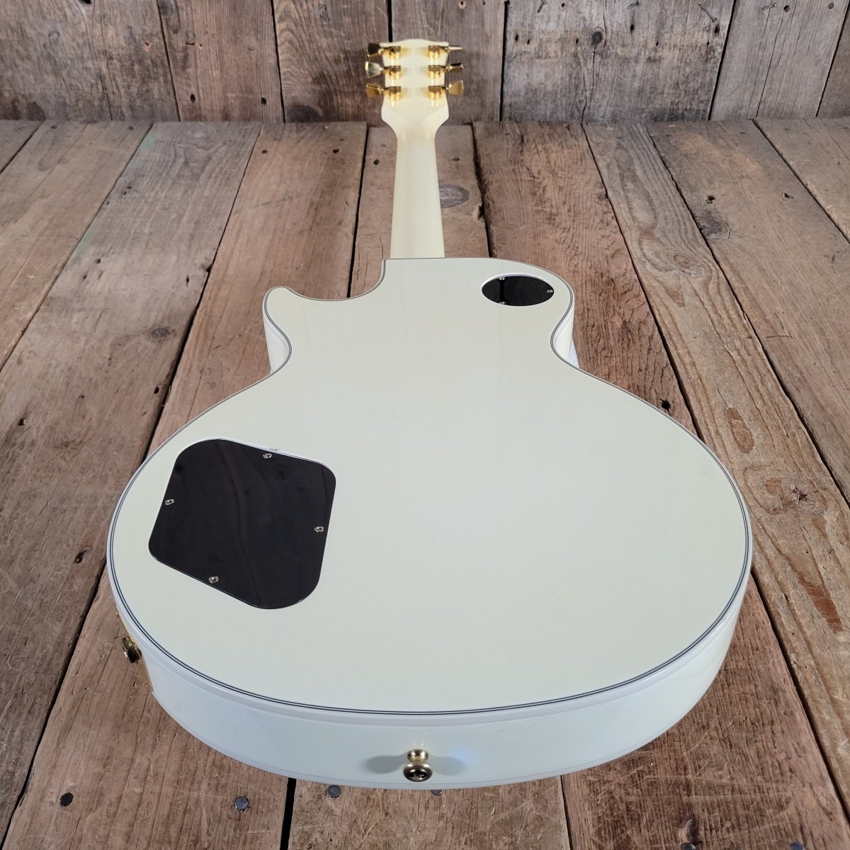 Gibson 1989 Les Paul Custom Alpine White w/ Original Case Near Mint - Mahar's Vintage Guitars