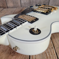 Gibson 1989 Les Paul Custom Alpine White w/ Original Case Near Mint - Mahar's Vintage Guitars