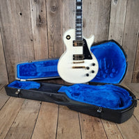 Gibson 1989 Les Paul Custom Alpine White w/ Original Case Near Mint - Mahar's Vintage Guitars