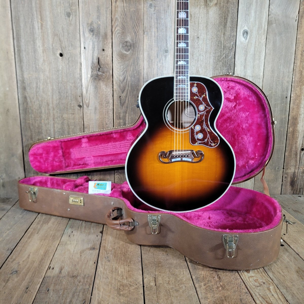 Gibson 1992 J - 200 Sunburst Super Jumbo Acoustic - Mahar's Vintage Guitars