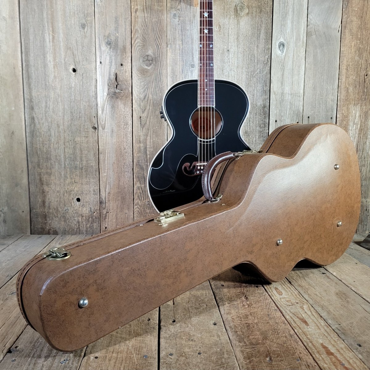 Gibson 1996 Everly Brothers Signature Ebony 56/100 Signed - Mahar's Vintage Guitars