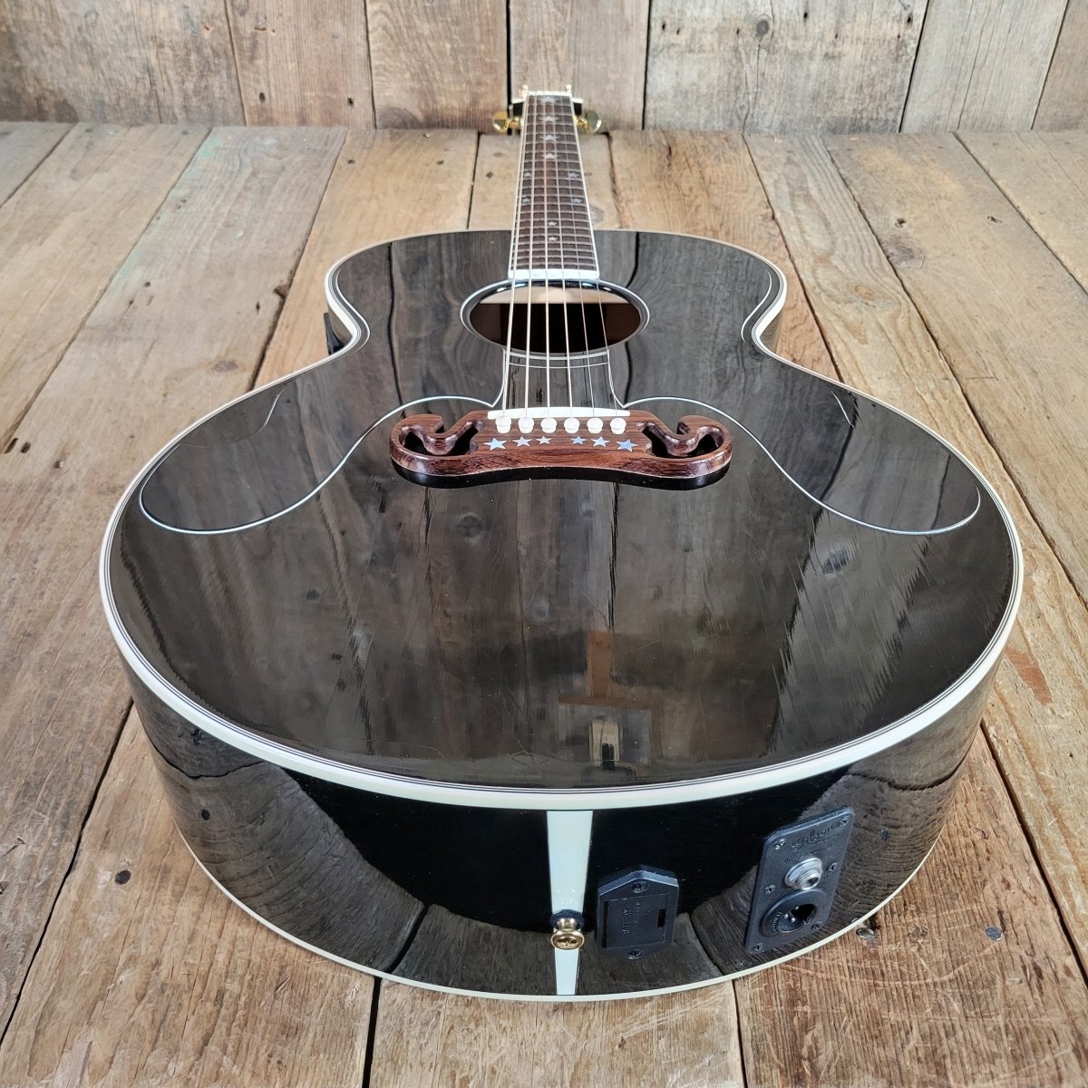 Gibson 1996 Everly Brothers Signature Ebony 56/100 Signed - Mahar's Vintage Guitars