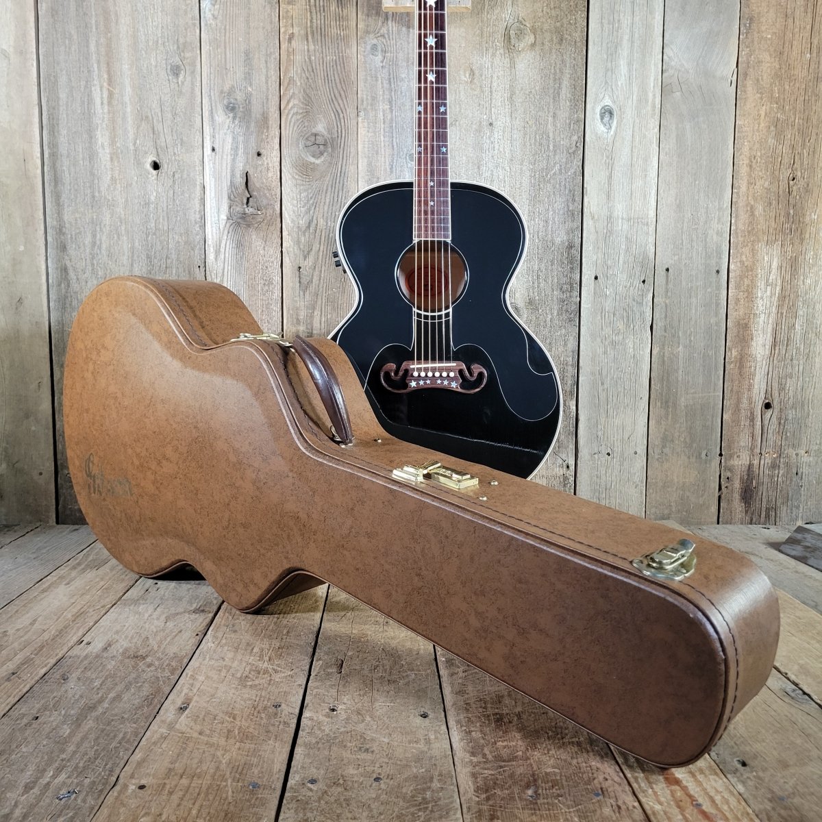 Gibson 1996 Everly Brothers Signature Ebony 56/100 Signed - Mahar's Vintage Guitars