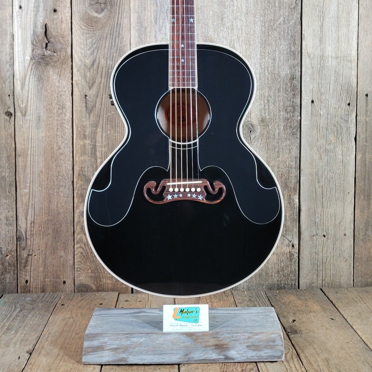 Gibson 1996 Everly Brothers Signature Ebony 56/100 Signed - Mahar's Vintage Guitars