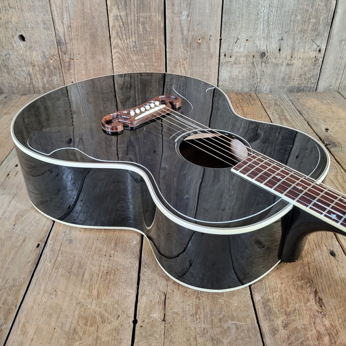 Gibson 1996 Everly Brothers Signature Ebony 56/100 Signed - Mahar's Vintage Guitars