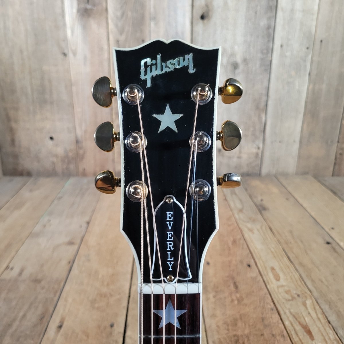 Gibson 1996 Everly Brothers Signature Ebony 56/100 Signed - Mahar's Vintage Guitars