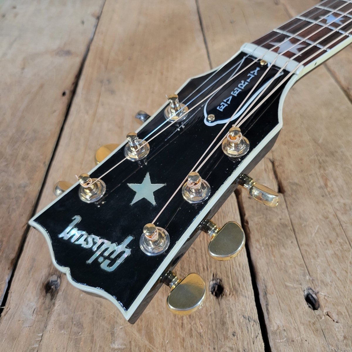Gibson 1996 Everly Brothers Signature Ebony 56/100 Signed - Mahar's Vintage Guitars