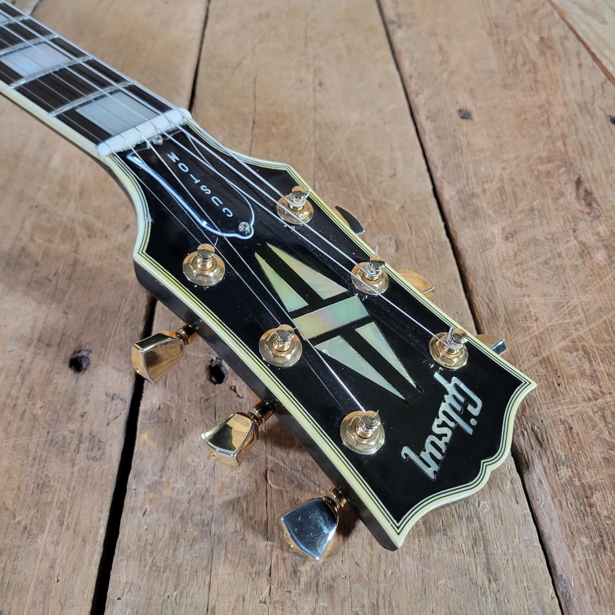Gibson 1996 Les Paul Custom 57 Black Beauty 3PU Duncan Antiquity Seth Lover - Mahar's Vintage Guitars