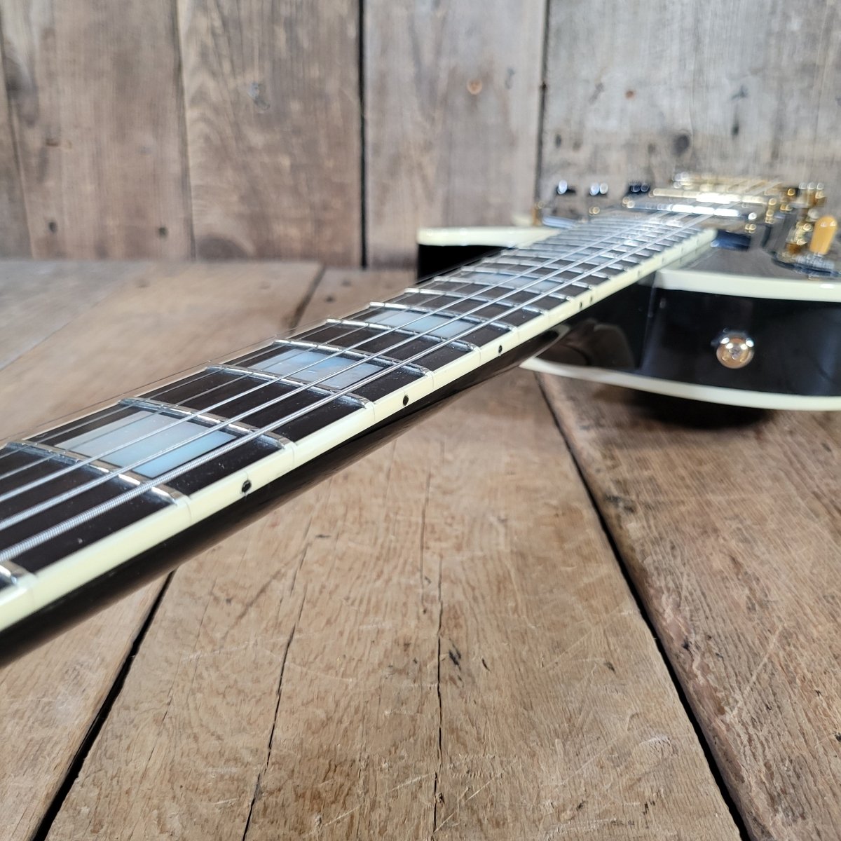 Gibson 1996 Les Paul Custom 57 Black Beauty 3PU Duncan Antiquity Seth Lover - Mahar's Vintage Guitars