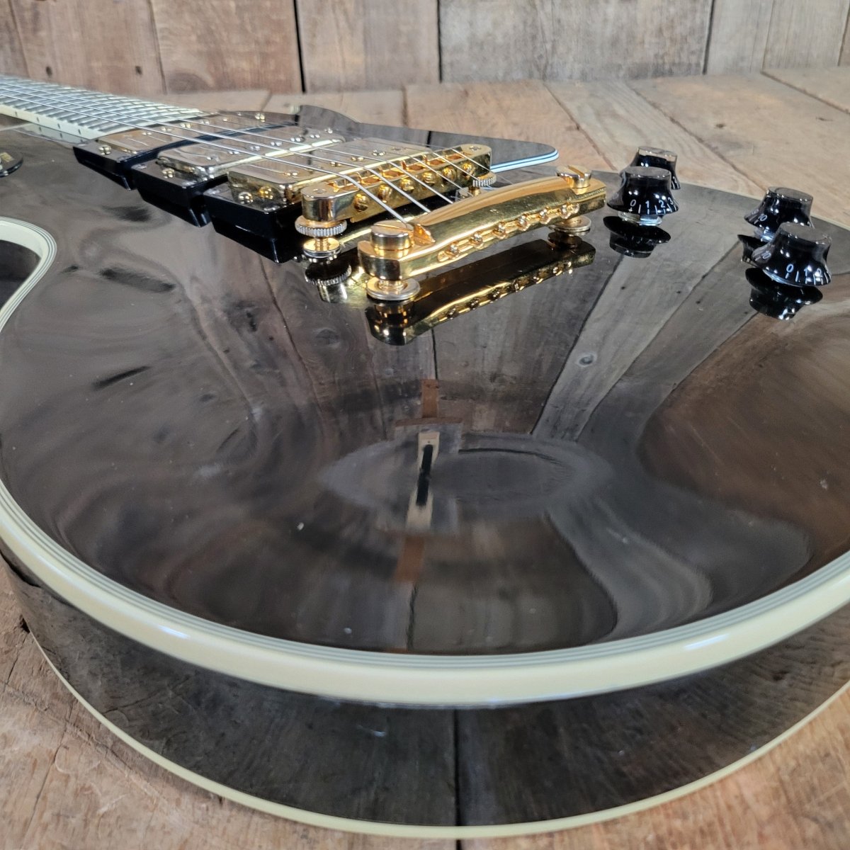 Gibson 1996 Les Paul Custom 57 Black Beauty 3PU Duncan Antiquity Seth Lover - Mahar's Vintage Guitars