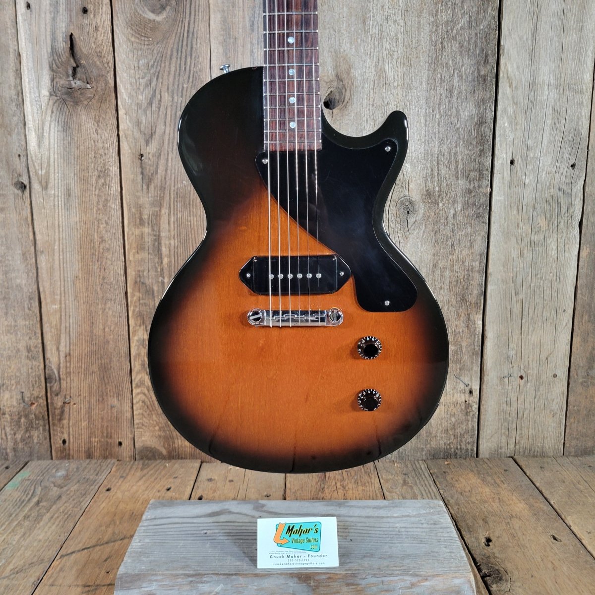 Gibson 2002 Les Paul Junior Sunburst w/ Hard Case Excellent - Mahar's Vintage Guitars