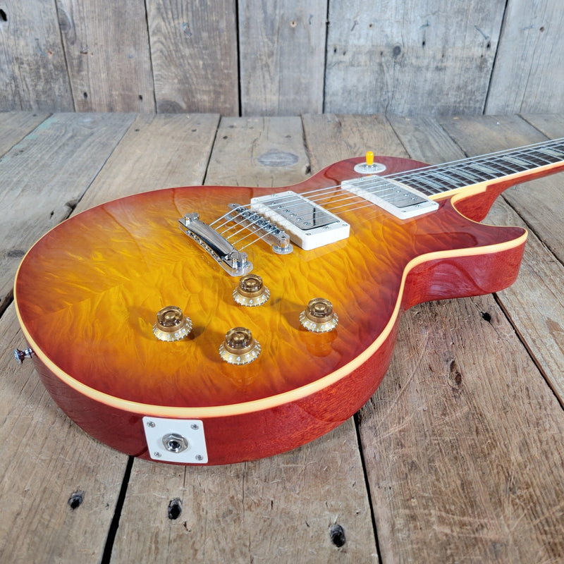 Gibson 2003 Les Paul R9 ‘59 Reissue – Brazilian Rosewood, Custom Art & Historic, MINT Quilt Top - Mahar's Vintage Guitars