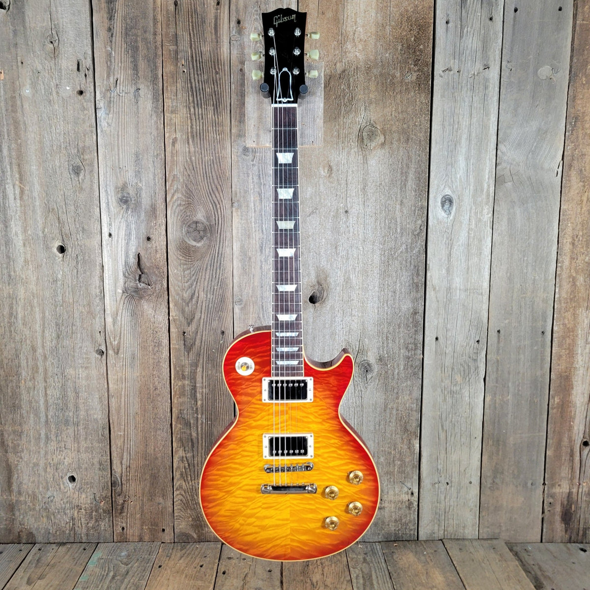 Gibson 2003 Les Paul R9 ‘59 Reissue – Brazilian Rosewood, Custom Art & Historic, MINT Quilt Top - Mahar's Vintage Guitars