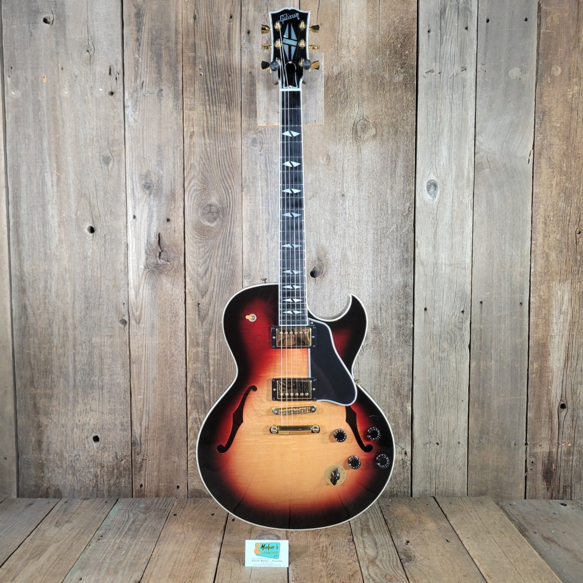 Gibson ES-137 Custom Sunburst PAF Gold Hardware | Mahar's