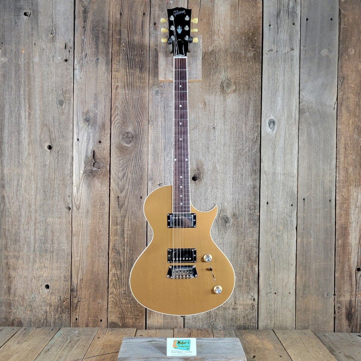 Gibson 2011 Nighthawk Studio Goldtop SD Pearly Gates Seth Lover - Mahar's Vintage Guitars