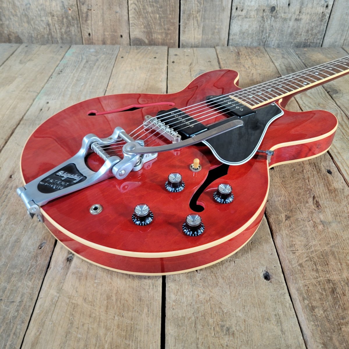 Gibson 2012 Memphis ES - 330 1959 VOS Vintage Cherry Factory Bigsby - Mahar's Vintage Guitars