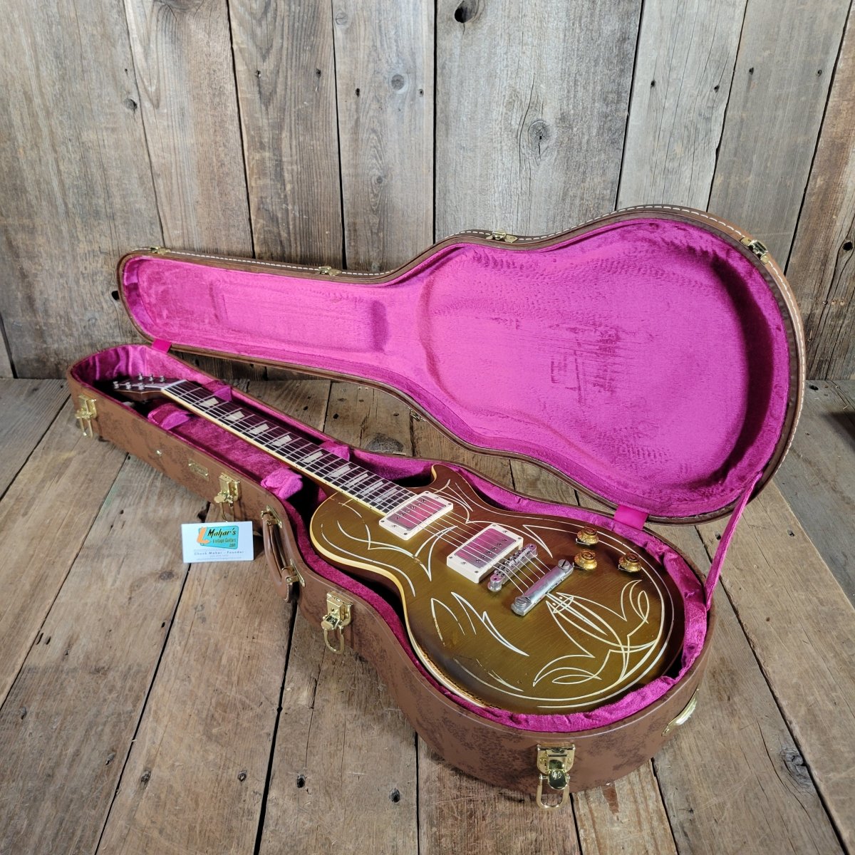 Gibson 2019 Les Paul Billy Gibbons Prototype 18 Aged Gold - Mahar's Vintage Guitars