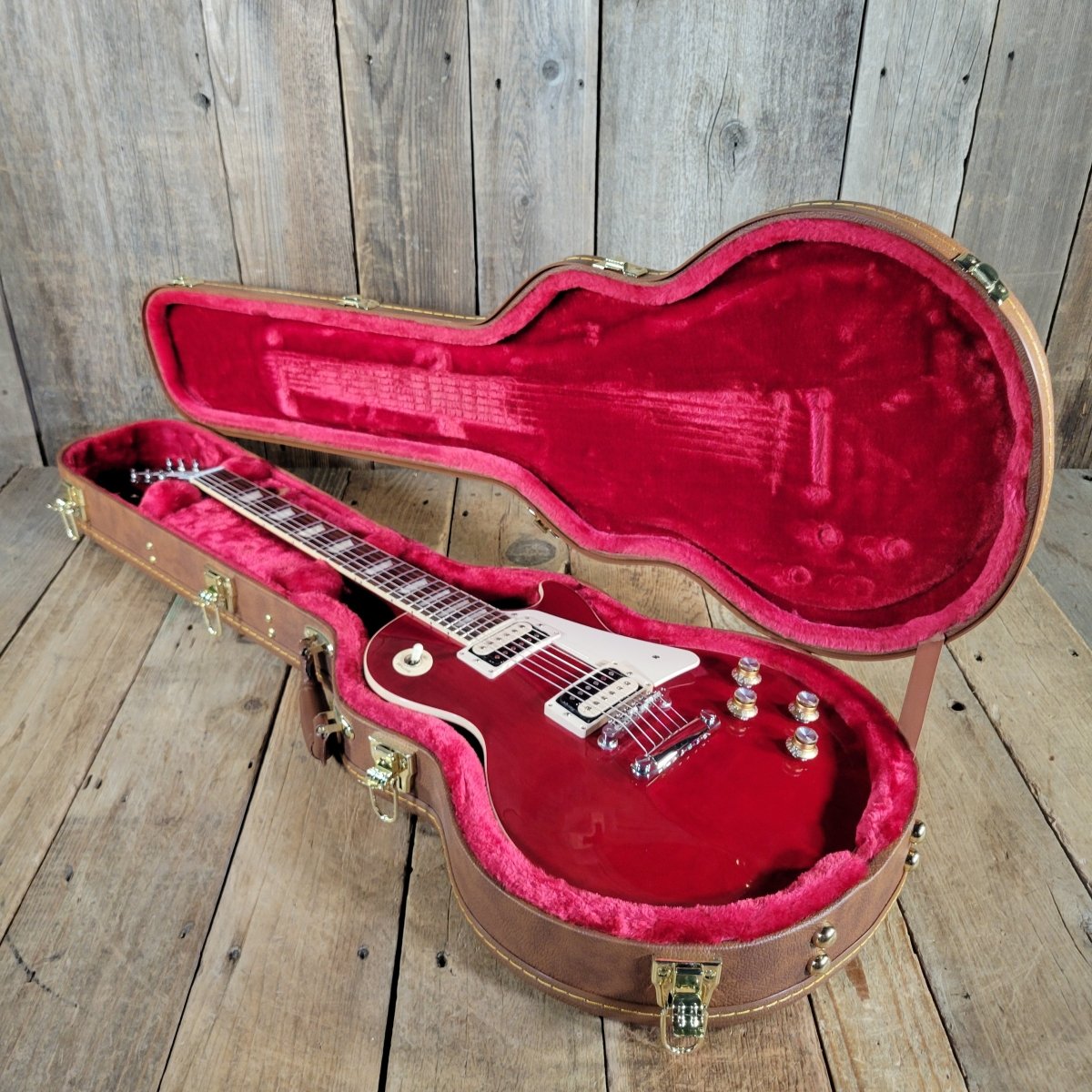 Gibson 2020 Les Paul Classic Transparent Cherry All Original, Near Mint - Mahar's Vintage Guitars