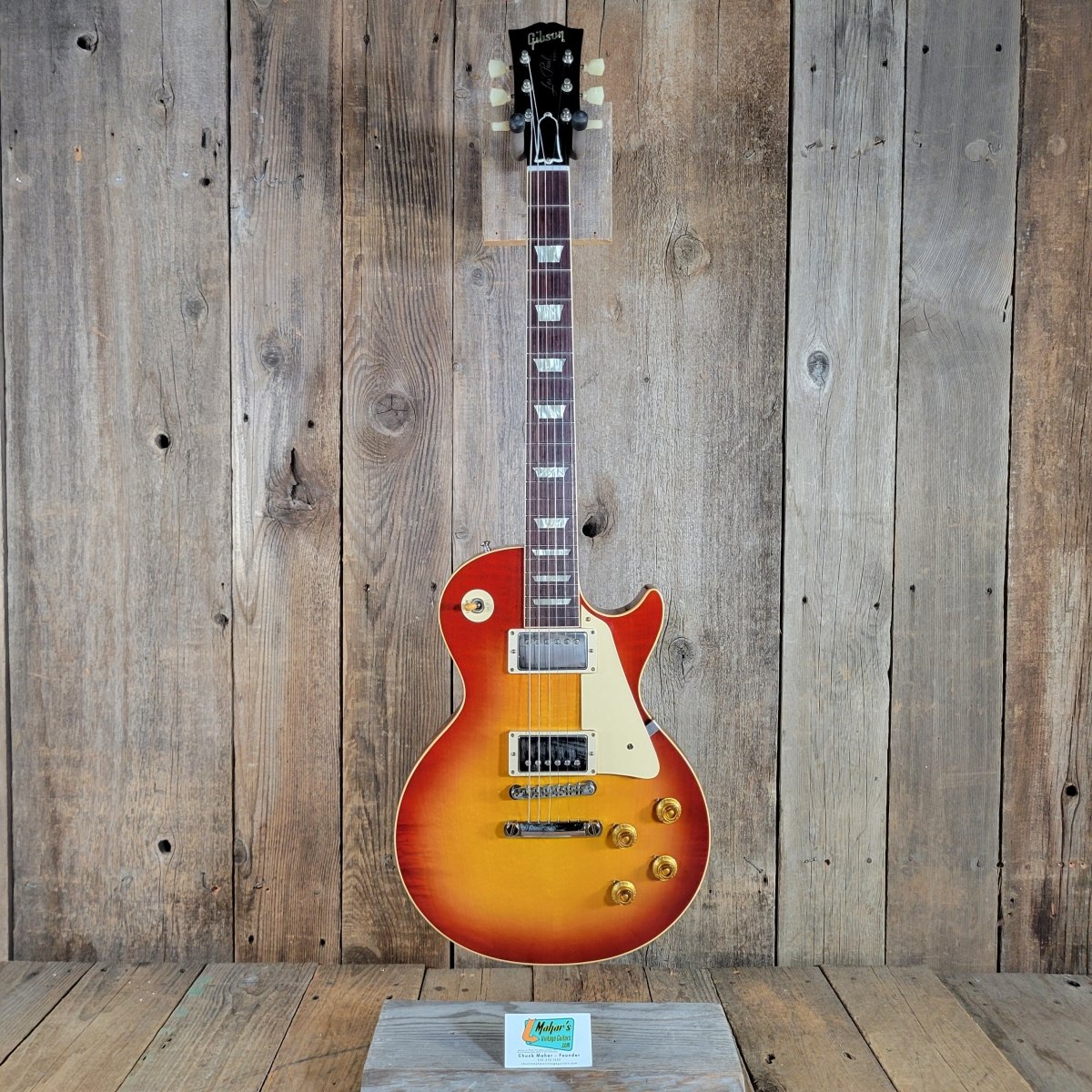 Gibson 2021 Les Paul R8 1958 Reissue Custom Shop VOS New Old Stock - Mahar's Vintage Guitars