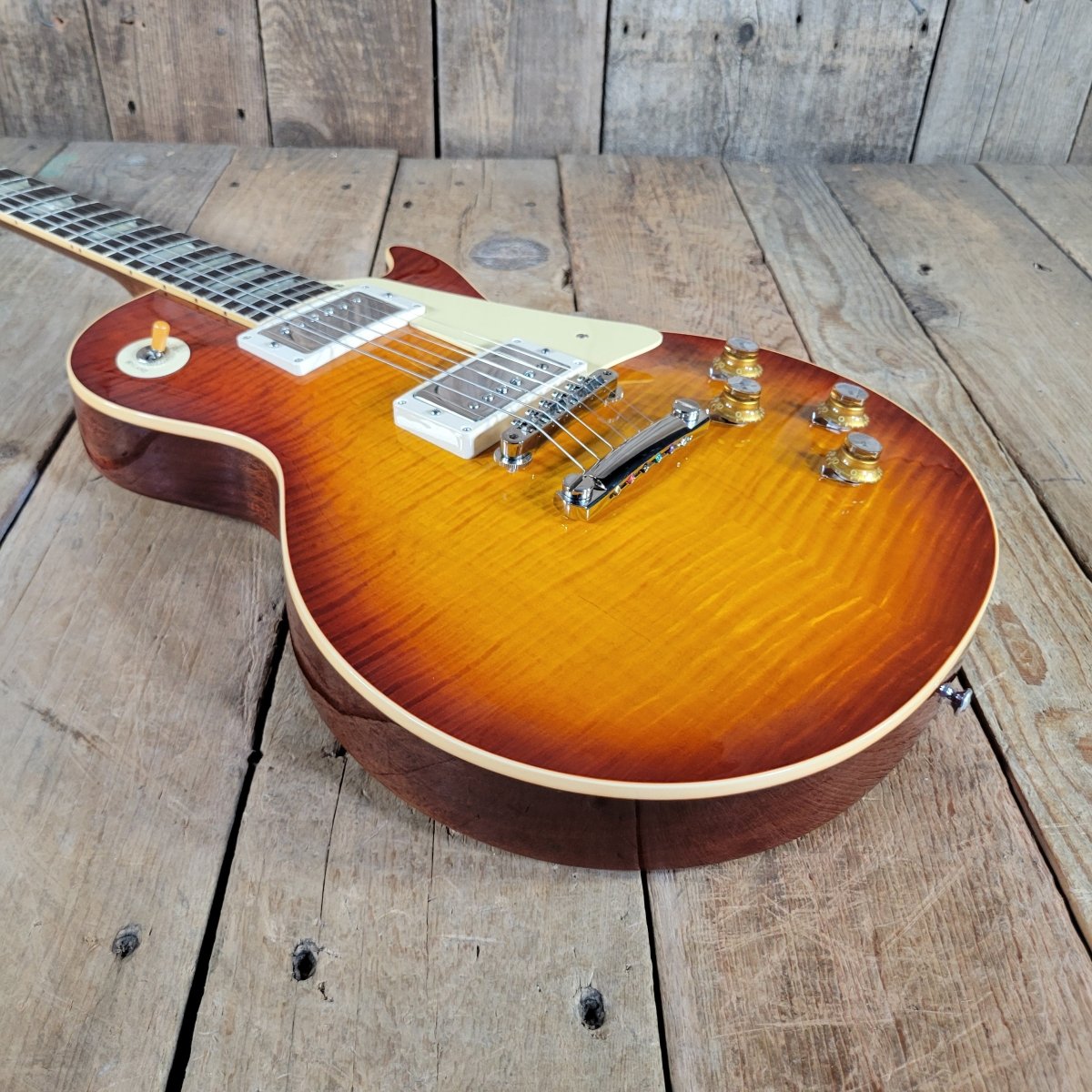 Gibson 2022 1960 Les Paul-Tom Murphy Painted R0 Wildwood Spec, Mint - Mahar's Vintage Guitars