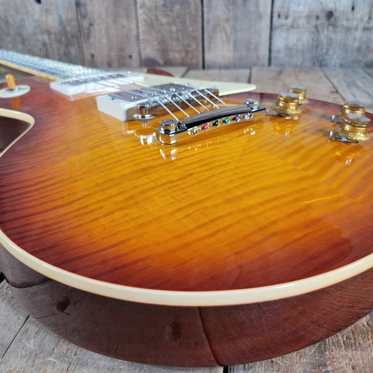 Gibson 2022 1960 Les Paul-Tom Murphy Painted R0 Wildwood Spec, Mint - Mahar's Vintage Guitars