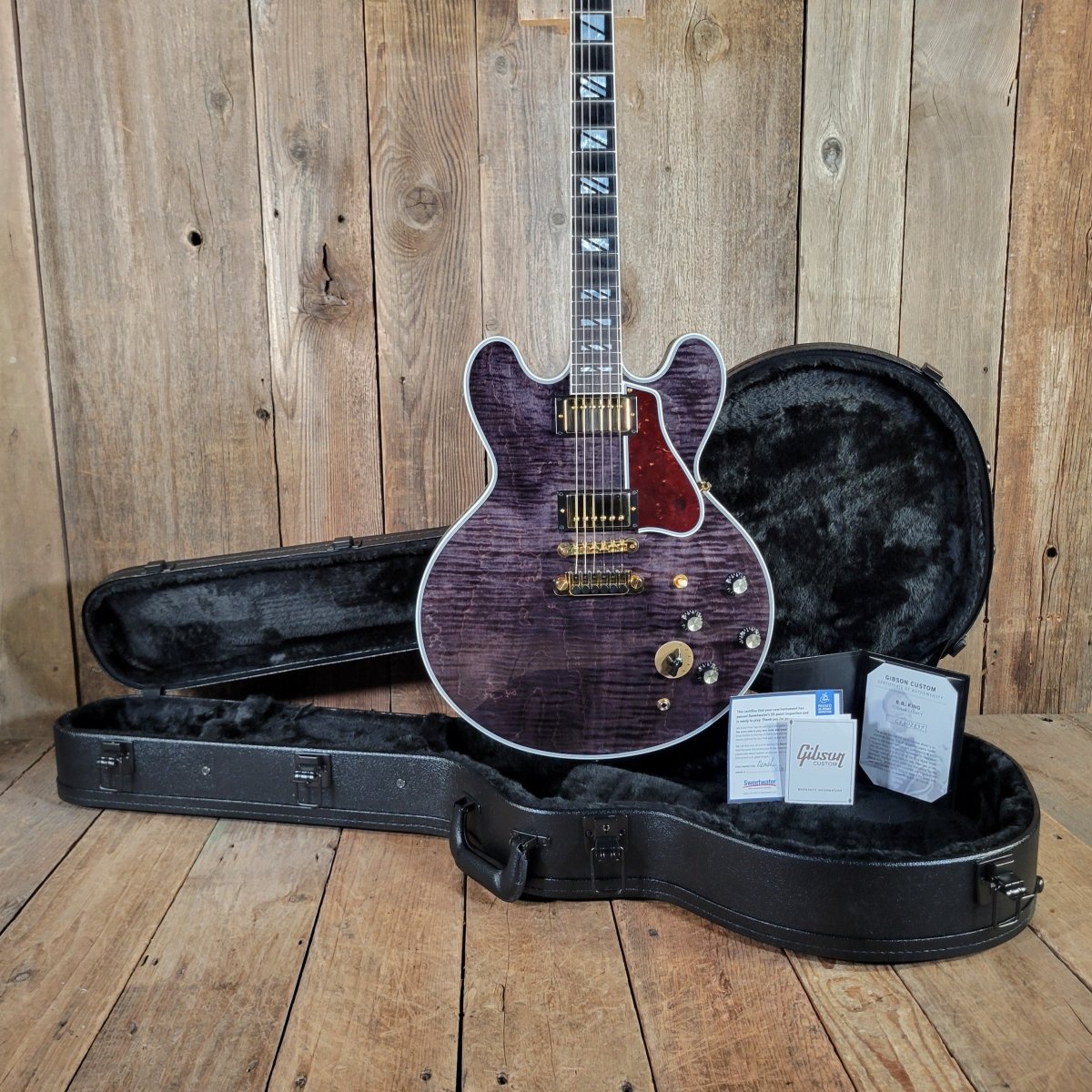 Gibson 2023 BB King Lucille Legacy Transparent Ebony Excellent - Mahar's Vintage Guitars